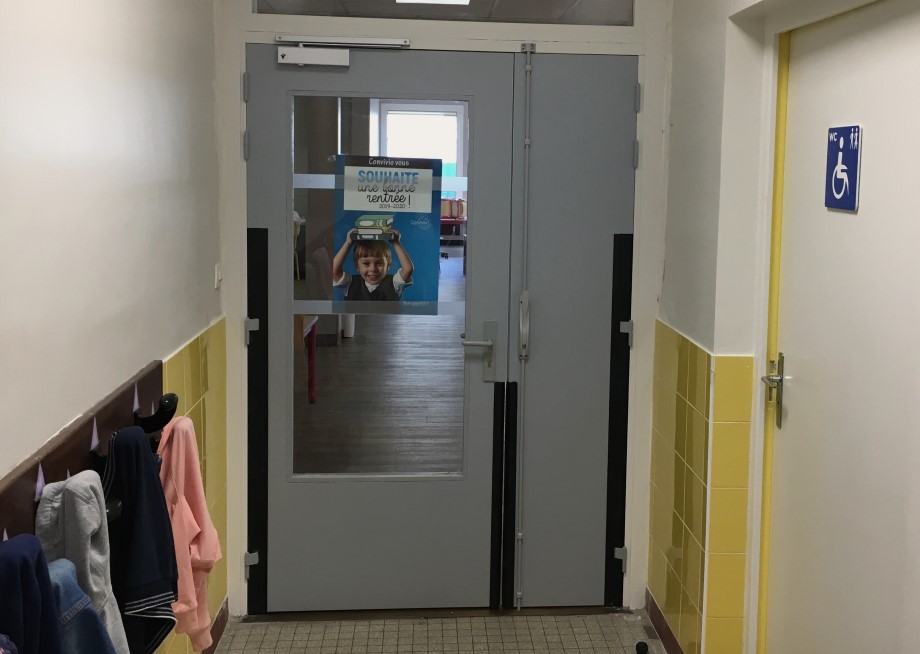 CROUZILLES, Bloc Porte coupe feu bois, Techniques, Jarnac, France